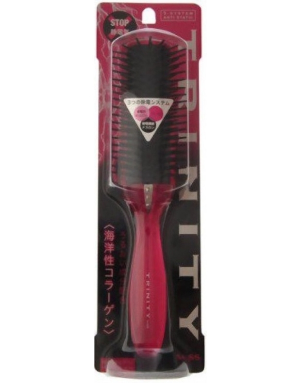 Щетка массажная с тройным антистатическим эффектом Trinity 3-system anti-static brush