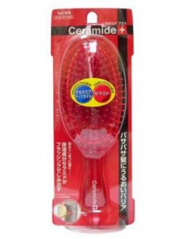 Щетка массажная для увлажнения и смягчения волос с церамидами Ceramide brush