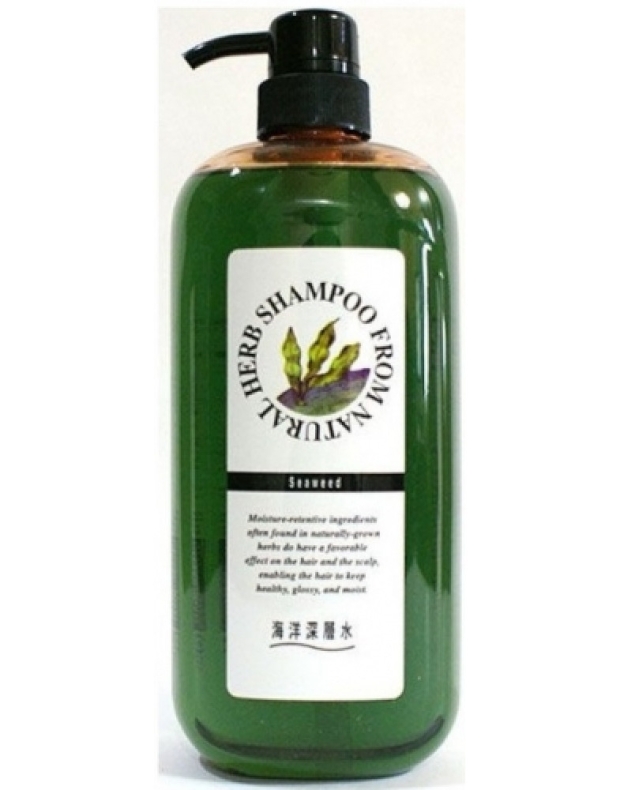 Шампунь на основе натуральных растительных компонентов (с экстрактом бурых водорослей, для сильно поврежденных волос) Natural herb shampoo