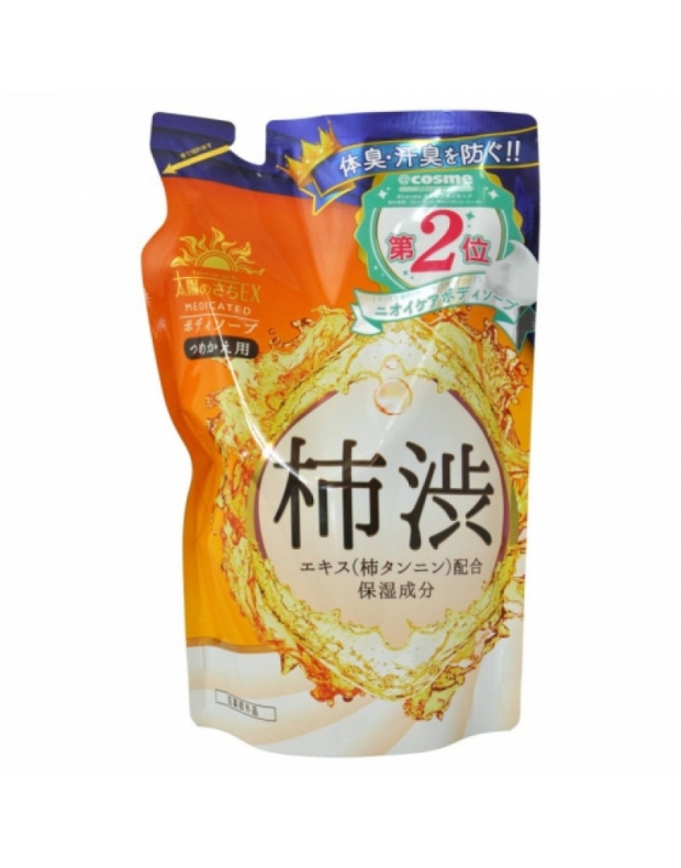 Жидкое мыло для тела с экстрактом хурмы, мягкая упаковка Taiyounosachi ex body soap