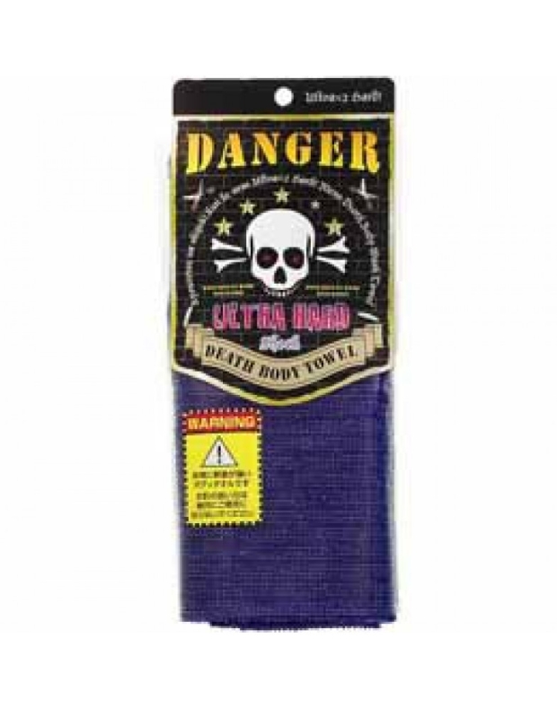 Мочалка массажная ультра-жесткая Danger death body towel
