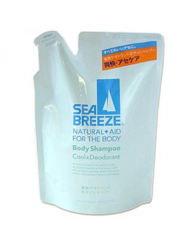 Шампунь для тела с охлаждающим и дезодорирующим эффектом, сменный блок Sea-breeze