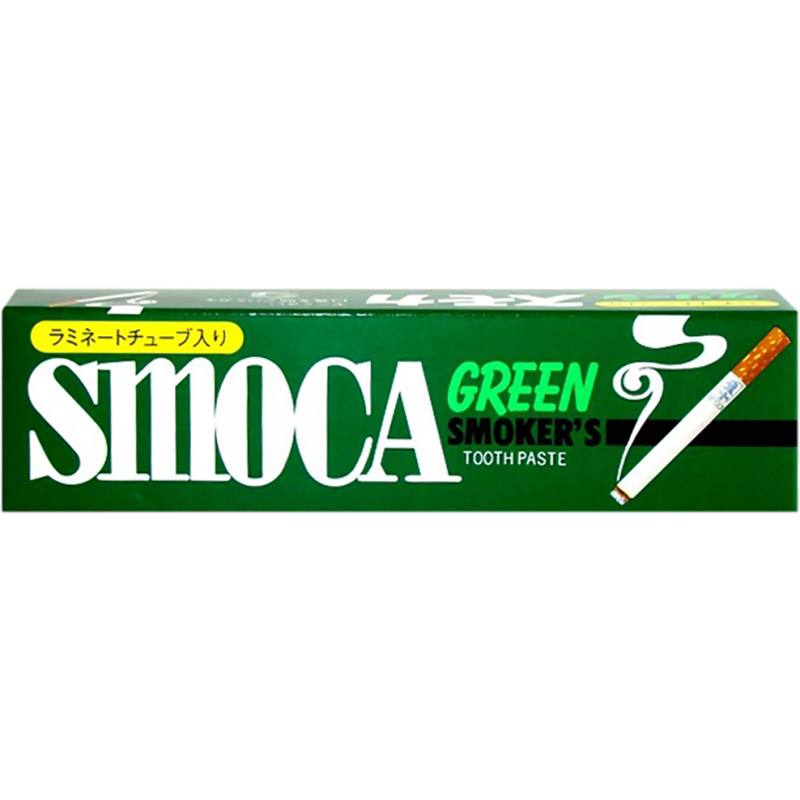 Зубная паста для курильщиков со вкусом мяты и эвкалипта Smoca green