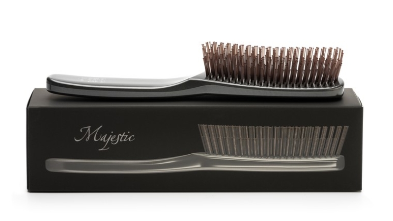 Расчёска Majestic Graphite универсальная для всех типов волос