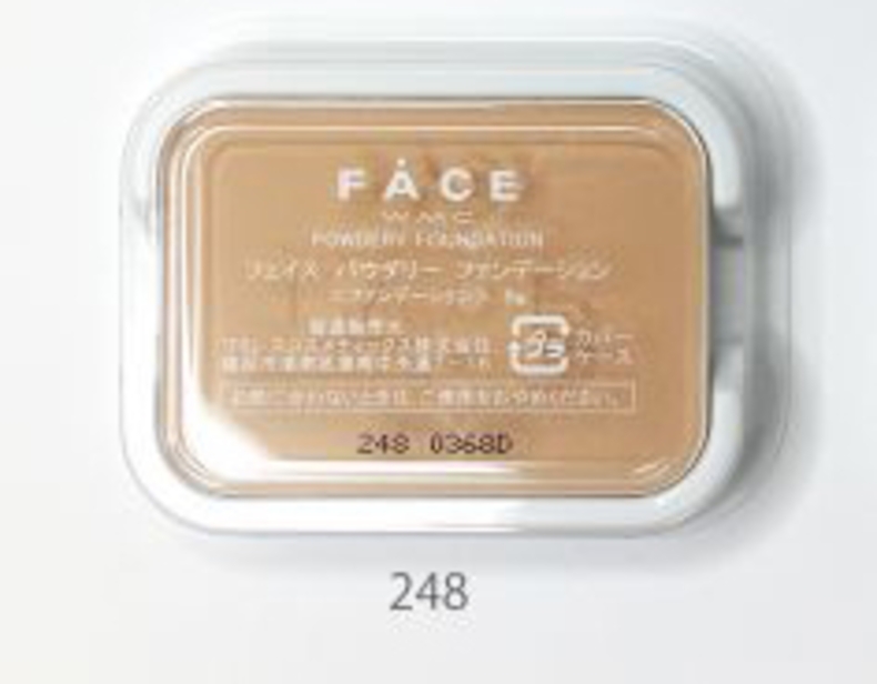 Компактная тональная пудра SPF 24 PA++ (сменный картридж) Face Powdery Foundation, тон 248 Натуральный