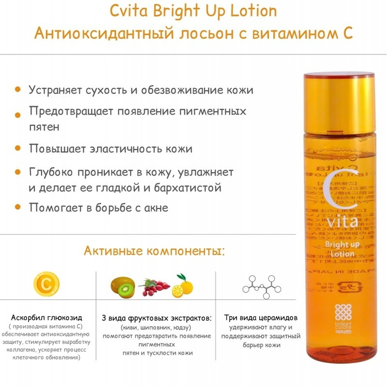 Антиоксидантный лосьон с витамином С, Cvita Bright Up Lotion