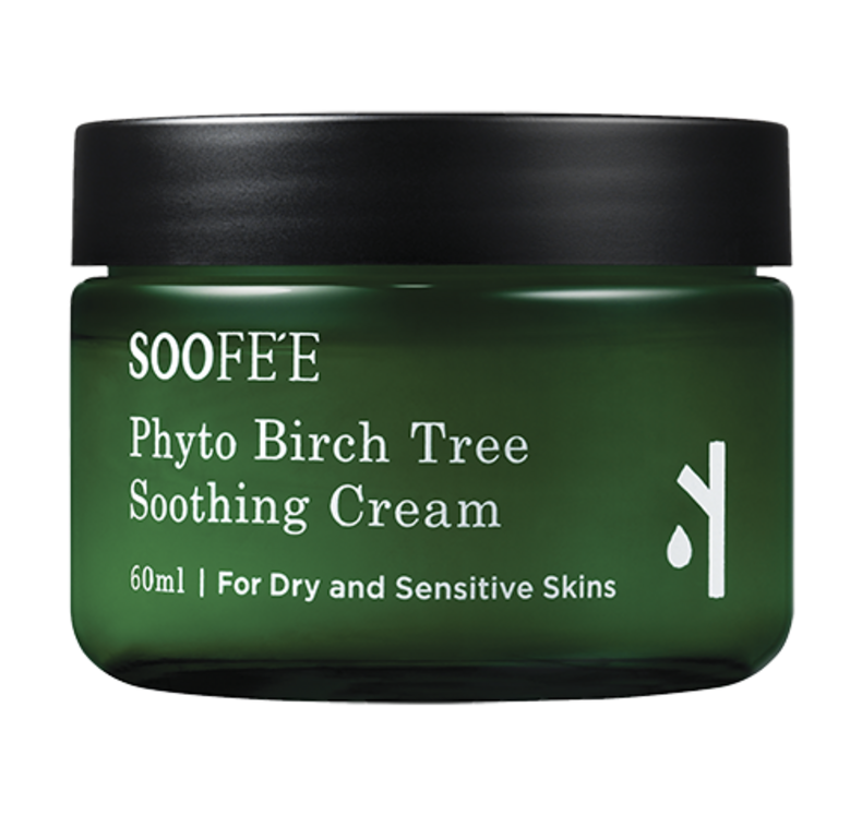 Фито крем на основе берёзового сока, SOOFEE Phyto Birch Tree Soothing Cream