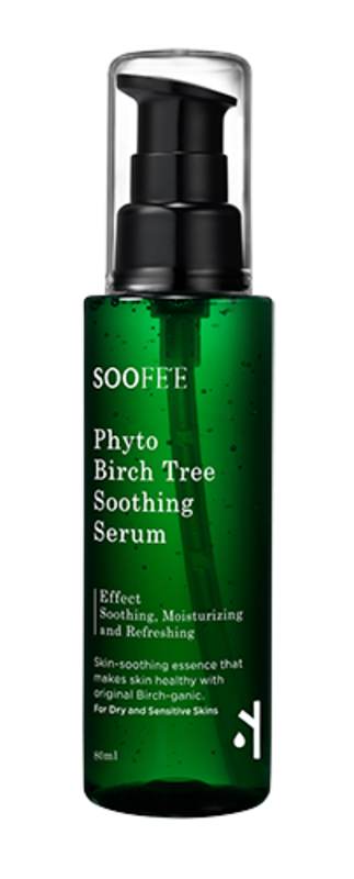 Фито Сыворотка на основе берёзового сока, SOOFEE Phyto Birch Tree Soothing Serum