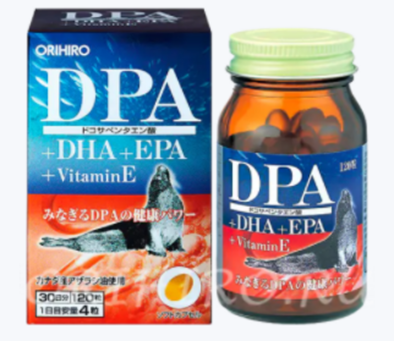 DPA+DHA+EPA Омега-3 жирные кислоты / ЯПОНСКИЕ БАД ORIHIRO
