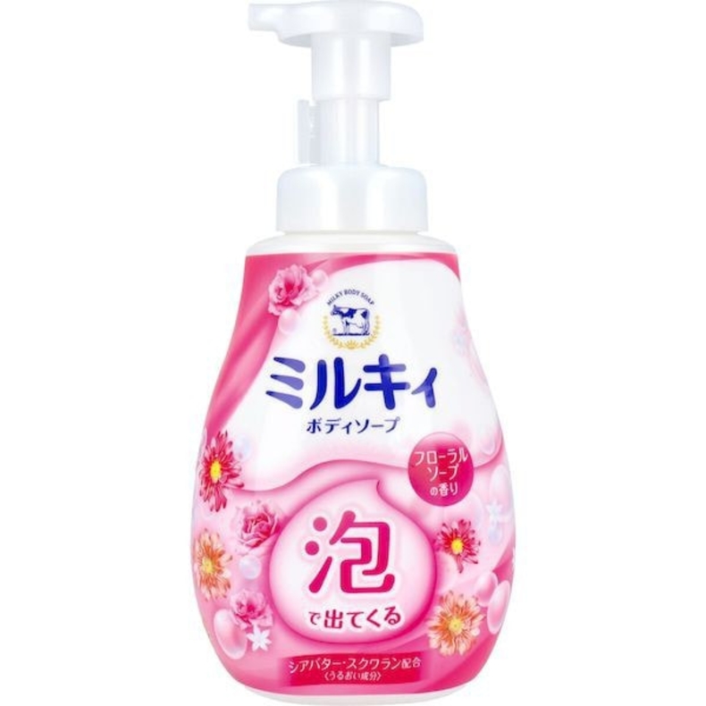 Увлажняющее мыло-пенка для рук и тела с цветочным ароматом/ COW "Milky Foam Floral Soap"