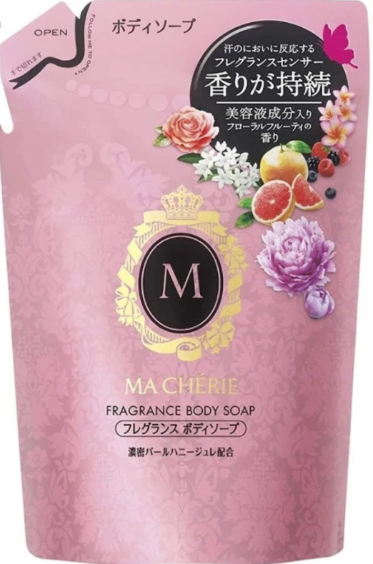 Дезодорирующий гель для душа с фруктово-цветочным ароматом (м/у) "SHISEIDO" "MA CHERIE"