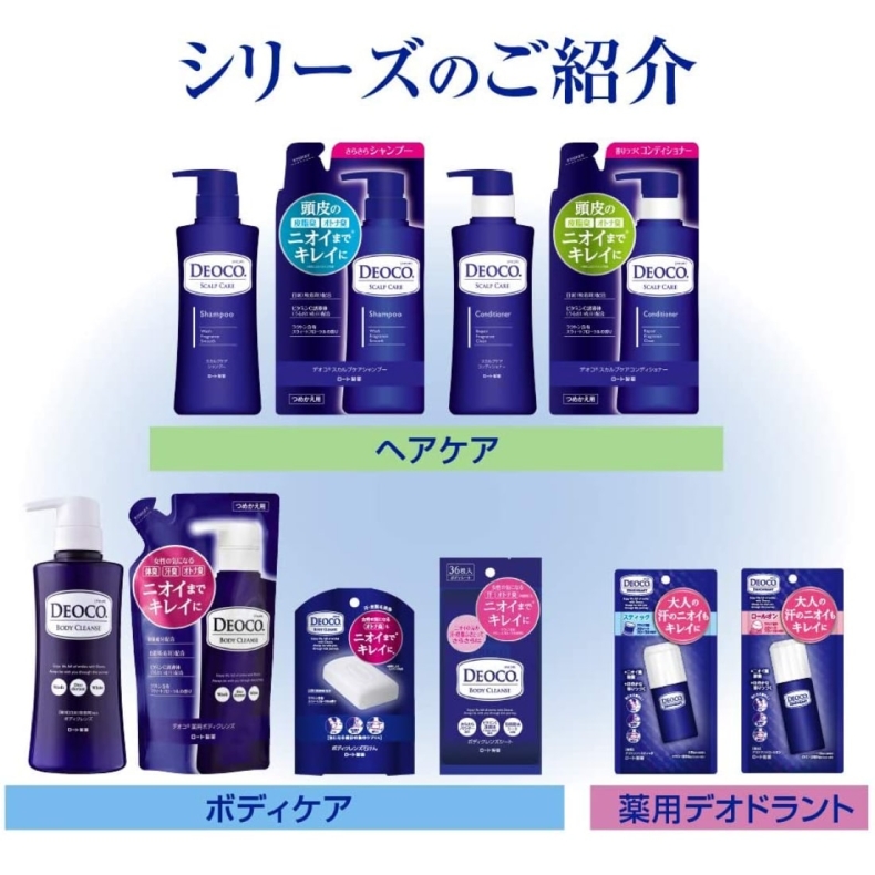 Бальзам с уходом за кожей головы / ROHTO Deoco Scalp Care Conditioner